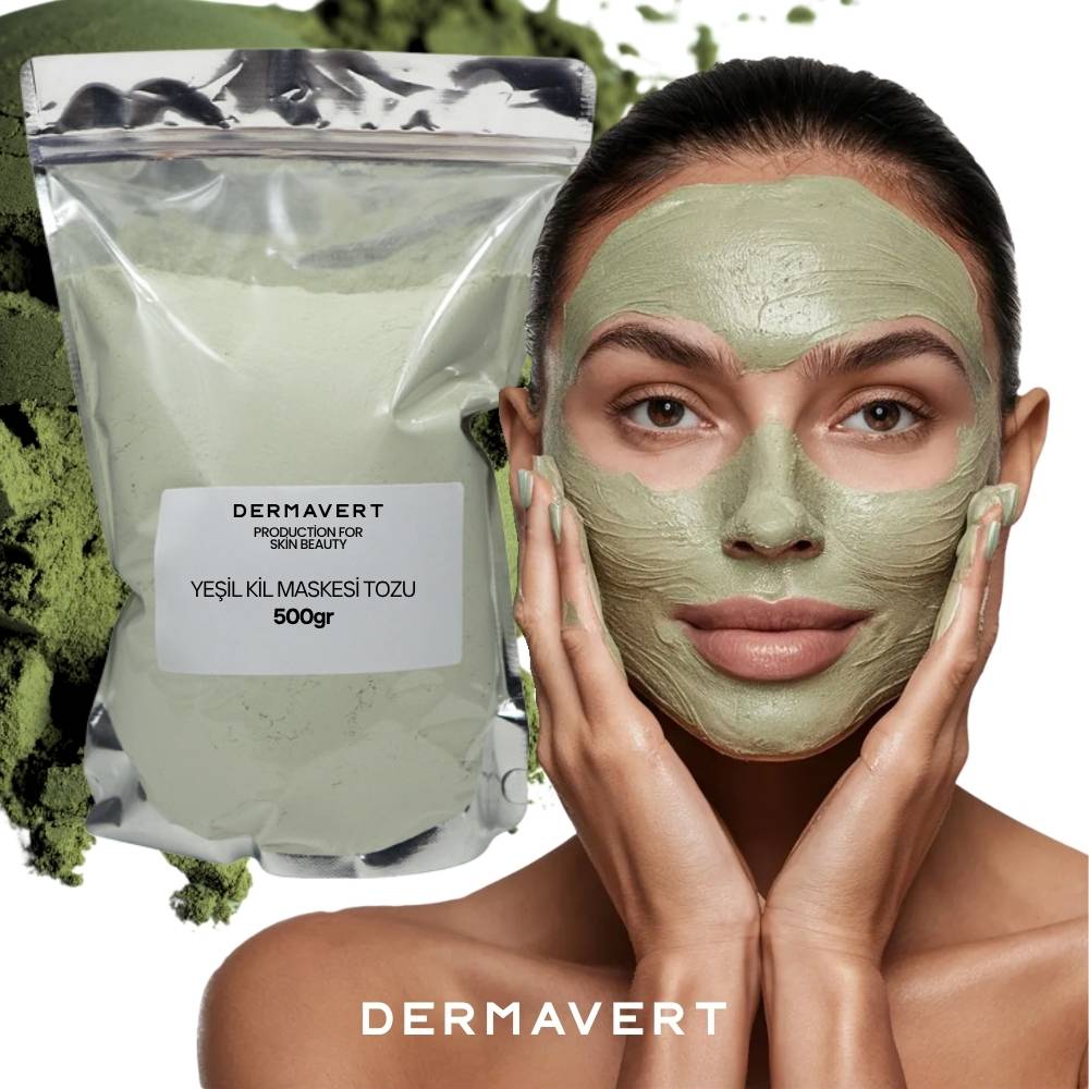 DERMAVERT™ Yeşil Kil Maskesi Tozu